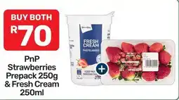 Pick n Pay Strawberries & fresh cream offer
