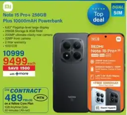 Incredible Connection Xiaomi Redmi Note 15 Pro+ 256GB Plus 10000mAH Powerbank offer