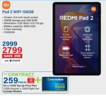 Xiaomi Redmi Pad 2 WiFi 128GB