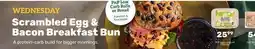 Pick n Pay Scrambled egg & bacon breakfast bun offer