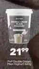 Pick n Pay Double cream plain yoghurt 500g offer