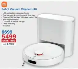 Incredible Connection Xiaomi Robot Vacuum Cleaner H40 offer
