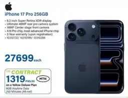 Incredible Connection iPhone 17 Pro 256GB offer