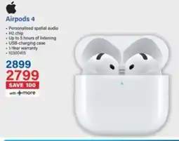Incredible Connection Apple Airpods 4 offer