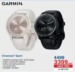 Incredible Connection Garmin Vivomove Sport offer