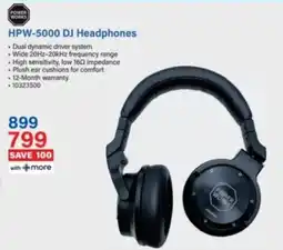 Incredible Connection Power Works HPW-5000 DJ Headphones offer