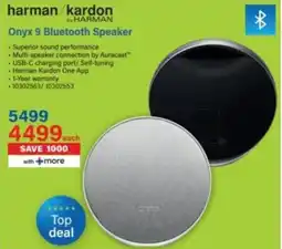 Incredible Connection Harman/ Kardon Onyx 9 Bluetooth Speaker offer