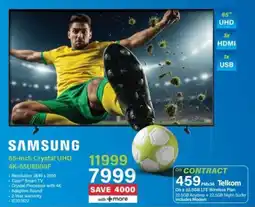 Incredible Connection Samsung 65-inch Crystal UHD 4K TV offer