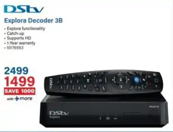 Incredible Connection DStv Explora Decoder 3B offer