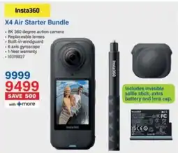 Incredible Connection Insta360 X4 Air Starter Bundle offer