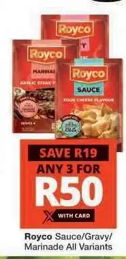 Checkers Royco Sauce, Gravy, Marinade offer