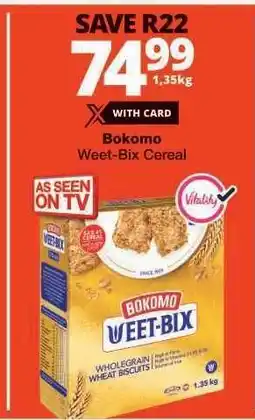 Checkers Bokomo Weet-Bix Cereal offer