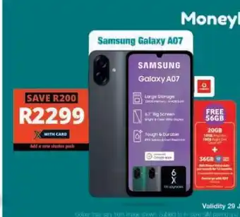 Checkers Samsung Galaxy A07 offer