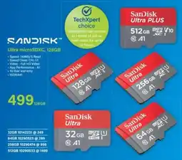 Incredible Connection SanDisk Ultra microSDXC, 128GB offer