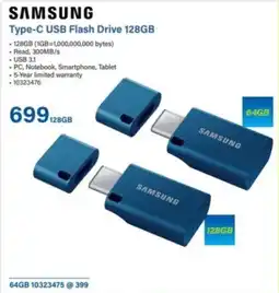 Incredible Connection Samsung Type-C USB Flash Drive 128GB offer