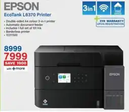 Incredible Connection Epson EcoTank L6370 Printer offer