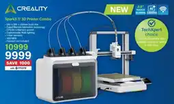 Incredible Connection Creality SparkX i7 3D Printer Combo offer