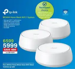 Incredible Connection Tp-link BE3600 Home Mesh WiFi 7 System offer