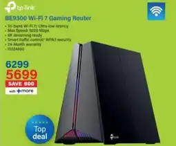 Incredible Connection Tp-link BE9300 Wi-Fi 7 Gaming Router offer