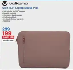 Incredible Connection Volkano Quin 15.6" Laptop Sleeve Pink offer