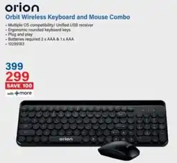 Incredible Connection Orion Orbit Wireless Keyboard and Mouse Combo offer