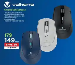 Incredible Connection Volkano Chrome Series Mouse offer