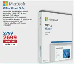 Incredible Connection Microsoft Office Home 2024 offer