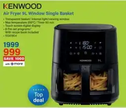 Incredible Connection Kenwood Air Fryer Window Single Basket offer