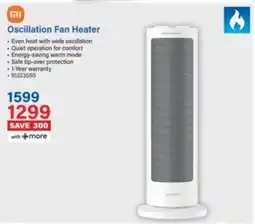 Incredible Connection Xiaomi Oscillation Fan Heater offer