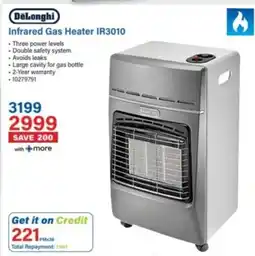 Incredible Connection DeLonghi Infrared Gas Heater offer