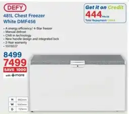 Incredible Connection Defy Chest Freezer White offer