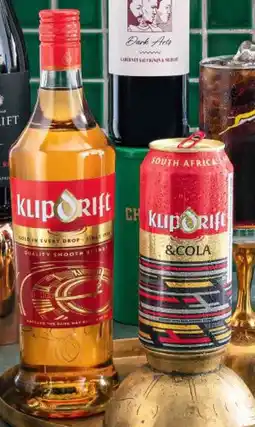 Pick n Pay Klipdrift Export Brandy and Klipdrift & Cola Cans offer