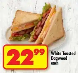 Shoprite White Toasted Dagwood offer