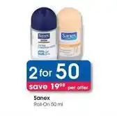 Clicks Sanex - roll-on offer
