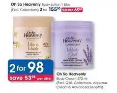 Clicks Oh so heavenly - body lotion 1 litre offer