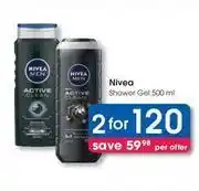 Clicks Nivea - shower gel offer