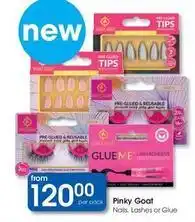 Clicks Nails, lashes or glue offer