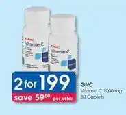 Clicks Vitamin c 1000 mg 30 caplets offer