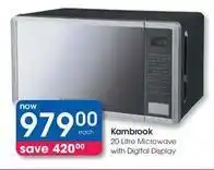 Clicks Kambrook - 20-litre microwave with digital display offer