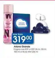 Clicks Fragrances edp or edt offer