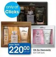 Clicks Oh so heavenly - edt gift sets offer