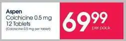 Clicks Colchicine 0.5 mg 12 tablets offer