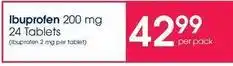 Clicks Ibuprofen 200 mg 24 tablets offer