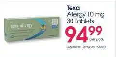 Clicks Allergy 10 mg 30 tablets offer