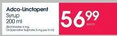 Clicks Adco-linctopent syrup offer