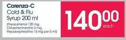 Clicks Cold & flu syrup 200 ml offer