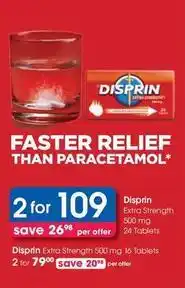 Clicks Disprin extra strength offer