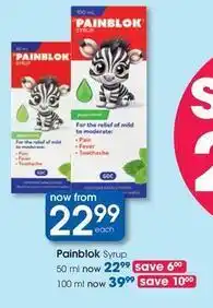 Clicks Painblok syrup offer