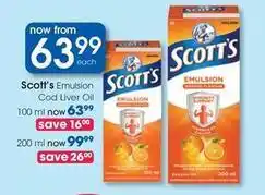 Clicks Scott - emulsion cod liver oil offer