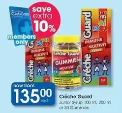 Clicks Créche guard - junior syrup or gummies offer